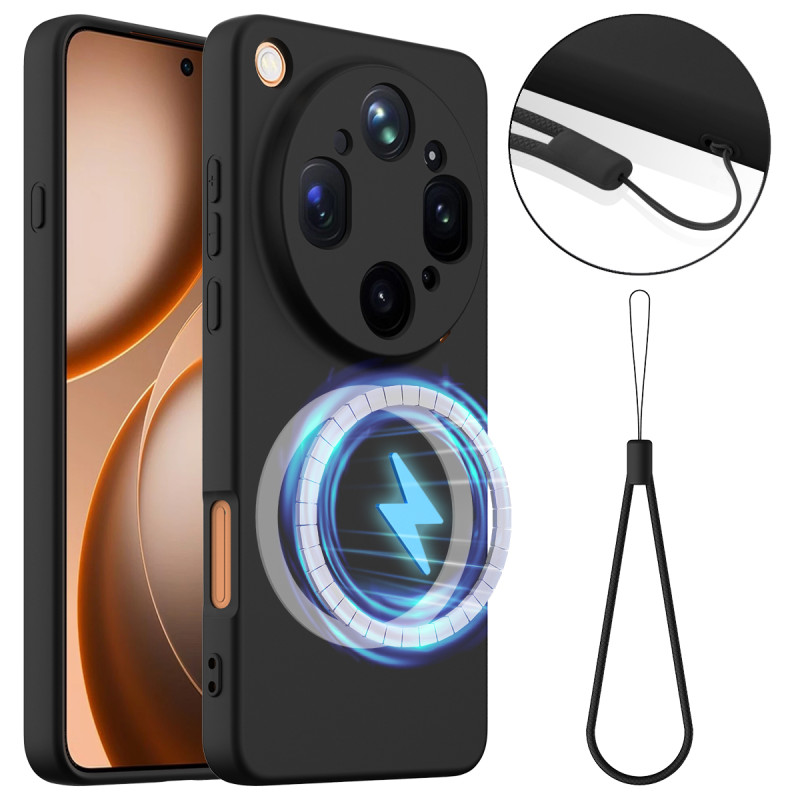 Capa magnética com cordão para Oppo Find X9 Ultra