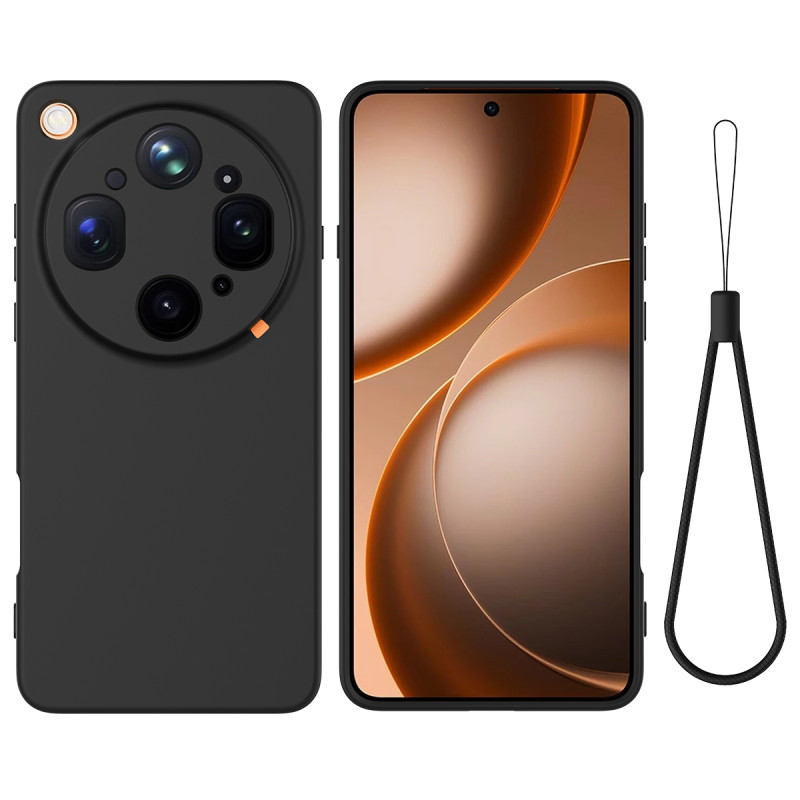 Capa de silicone Oppo Find X9 Ultra com correia