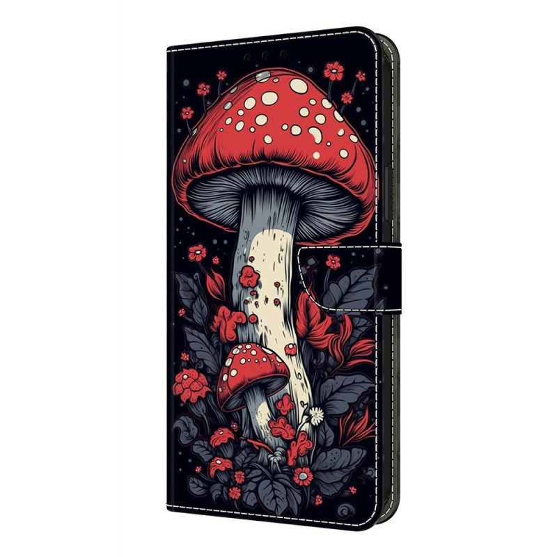 Capa Xiaomi 17 Ultra Mushroom Vermelha