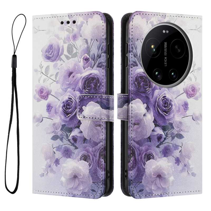 Capa Xiaomi 17 Ultra Purple Flower