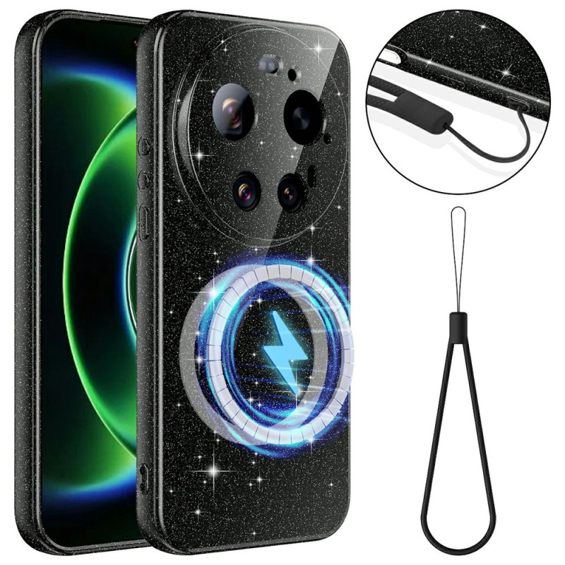 Xiaomi 17 Ultra Glitter Lanyard Case