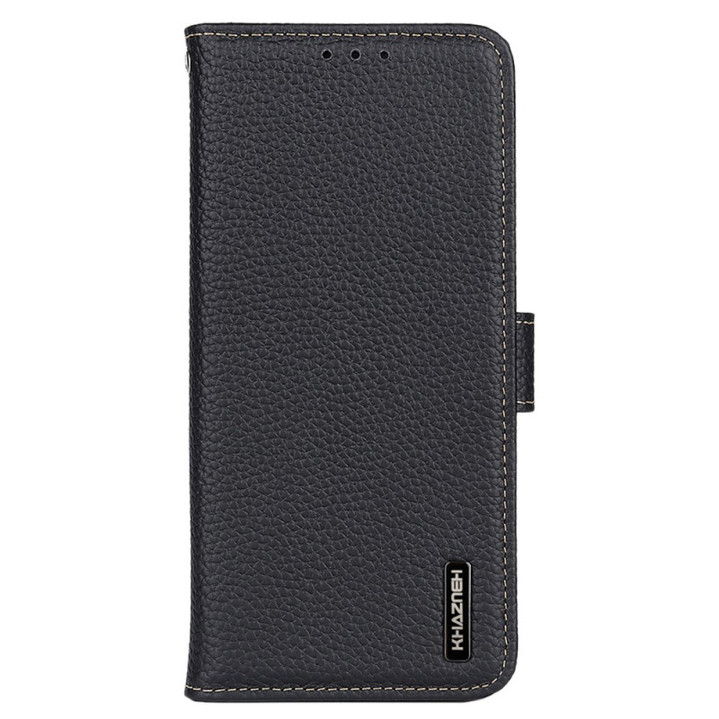 Capa de couro para Xiaomi 17T Litchi KHAZNEH