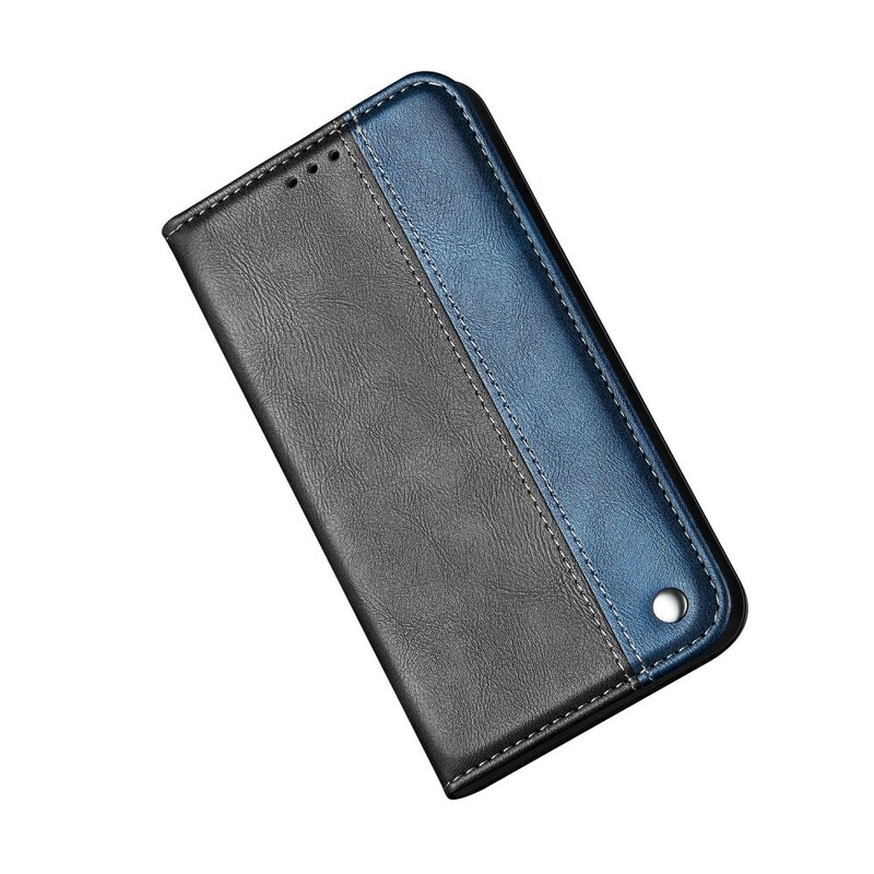 Tampa Flip Cover Samsung Galaxy A10 Leatherette Button Black