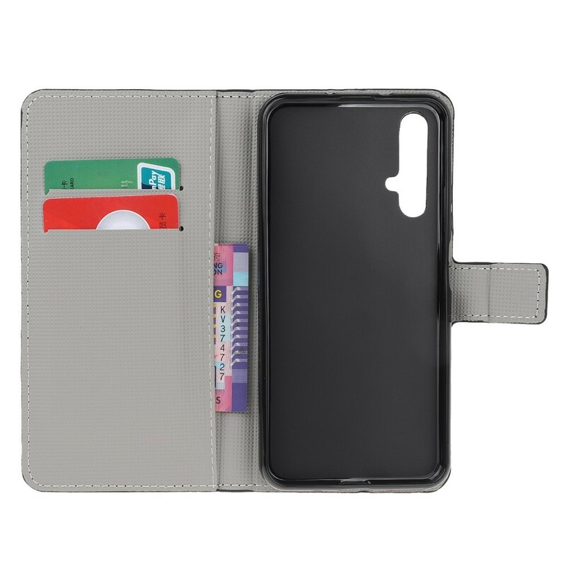 Capa Honor 20 Borboletas e Flores