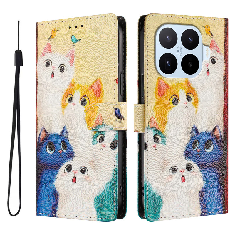 Capa Xiaomi 17T Pro Gatos coloridos