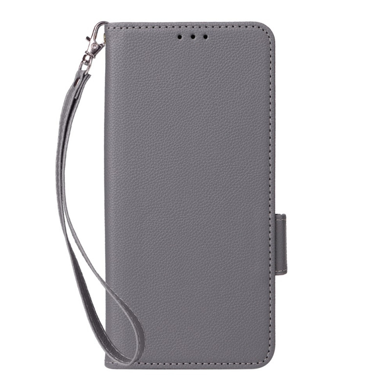 Xiaomi 17T Capa de couro falso com alça