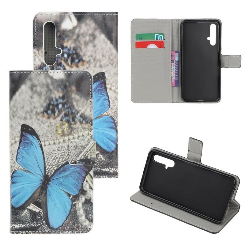 Honor 20 Capa Butterfly Blue