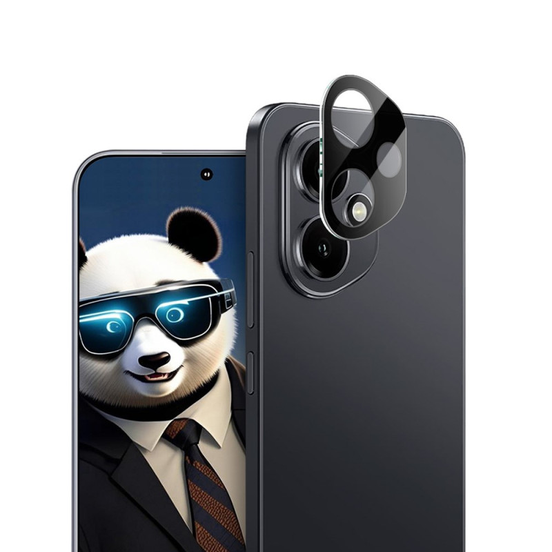 Protecção para lente protetora de vidro temperado para Honor 400 (versão preta)