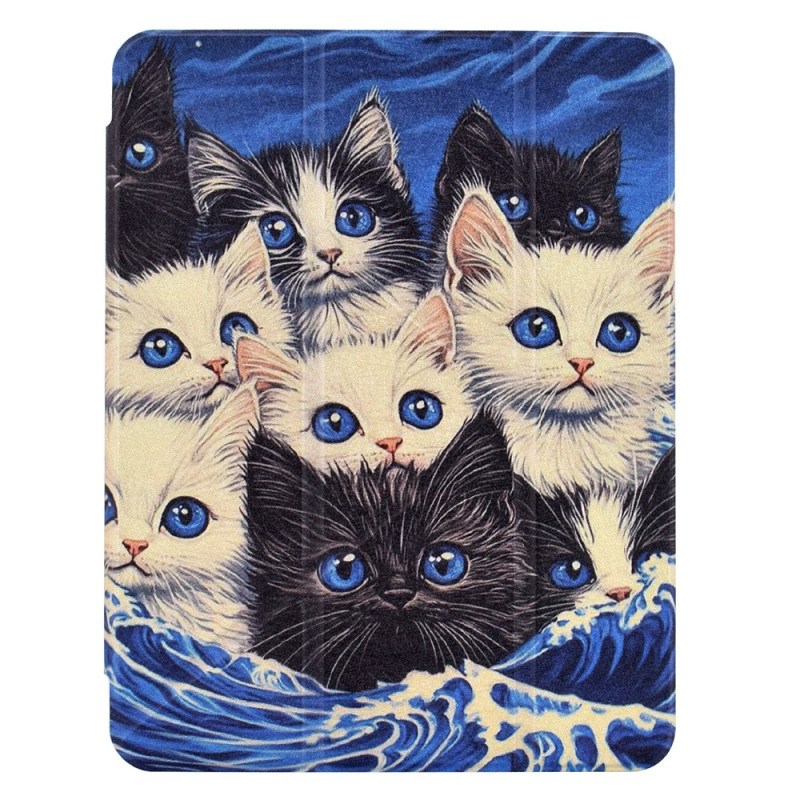 Capa inteligente para iPad Air 11 / Pro 11 / Air Origami Design Chats
