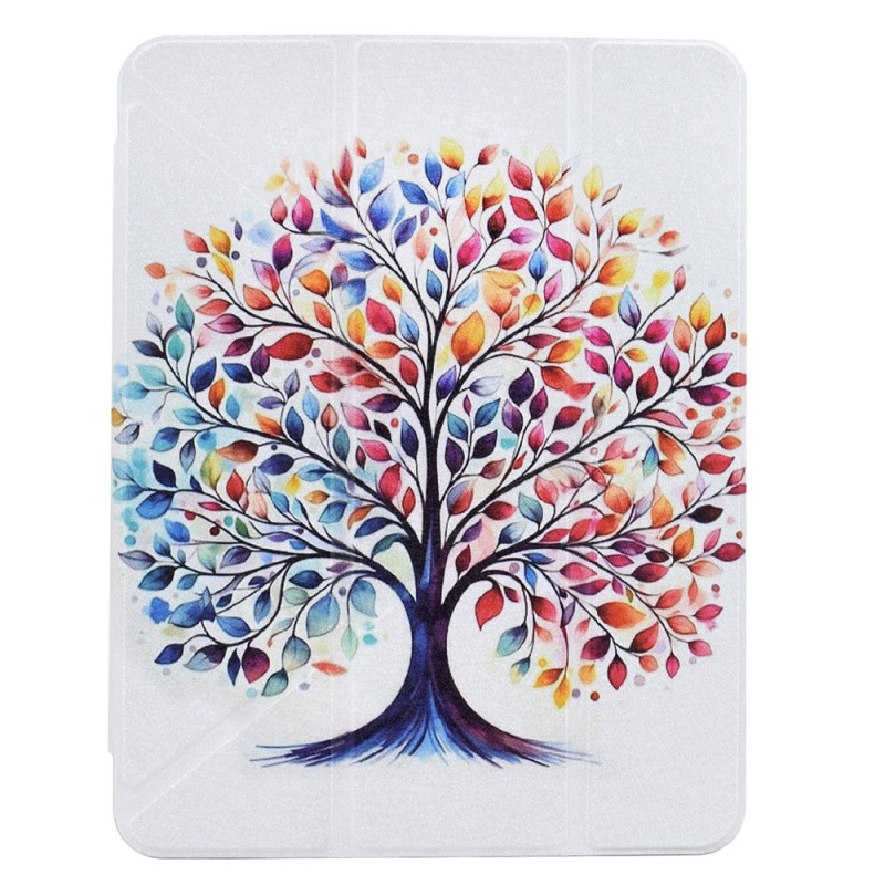 Capa inteligente para iPad Air 11 / Pro 11 / Air Origami Árvore colorida