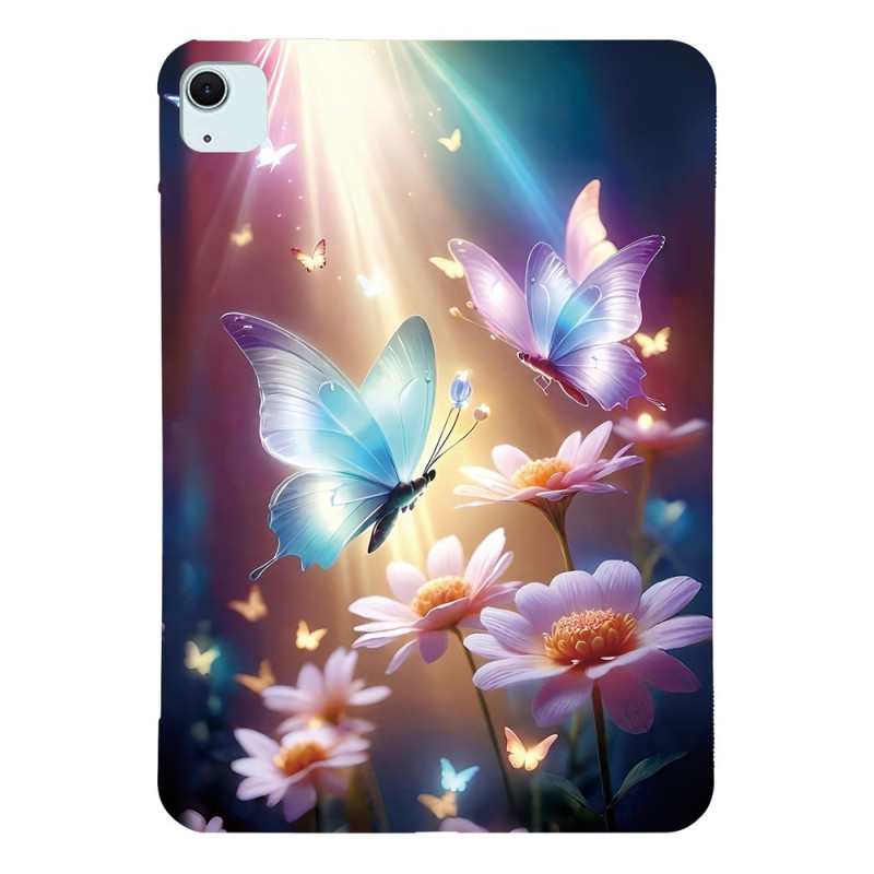 Capa para iPad Air 11 / Air Borboletas e flores