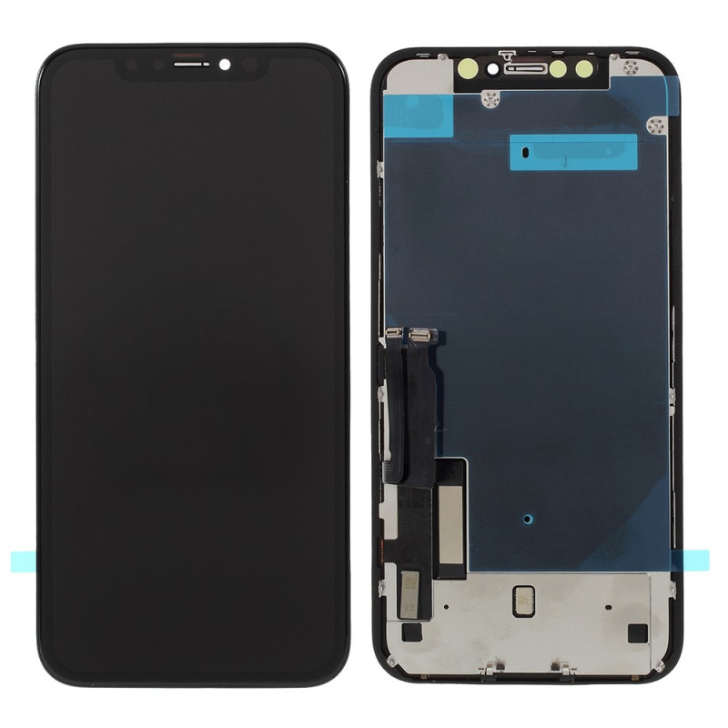 RUIJU Ecrã LCD In-Cell com chassis e placa de metal para iPhone XR