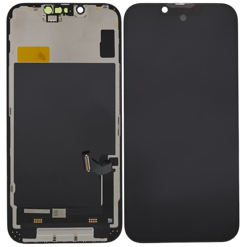 Ecrã LCD In-Cell de grau C com vidro para ecrã tátil para iPhone 14