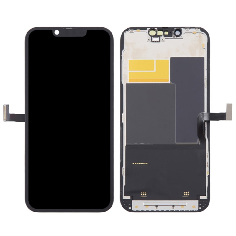 Ecrã LCD In-Cell ZY de grau C com vidro tátil para iPhone 13 Pro
