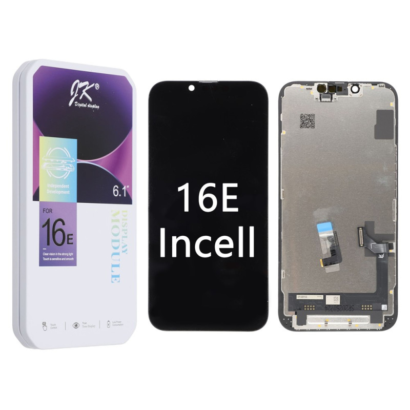 Ecrã LCD JK In-Cell de grau C com painel tátil para iPhone 16e