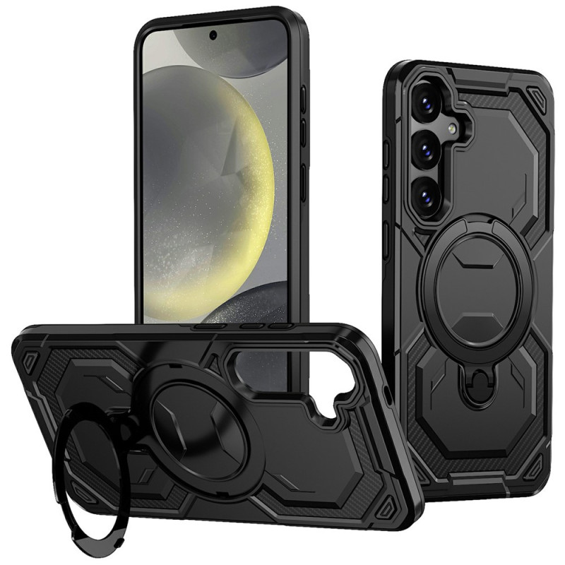 Capa híbrida magnética para Samsung Galaxy A17 4G / 5G com anel de suporte