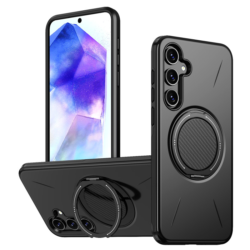 Capa magnética à prova de choque para Samsung Galaxy A17 4G / 5G com suporte para rotação de 360