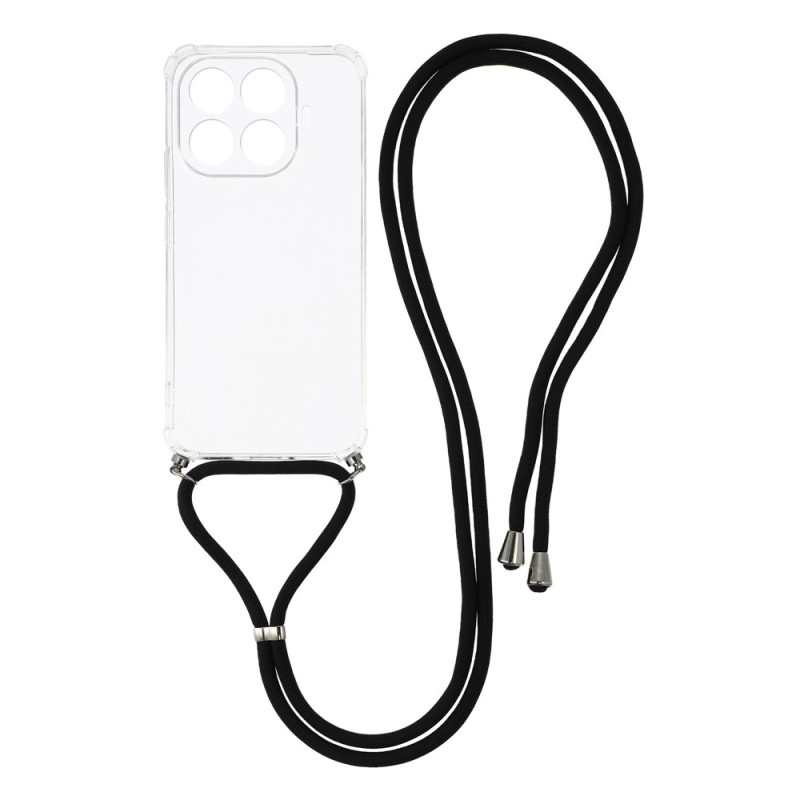 Capa com cordão transparente para Xiaomi 17T Pro