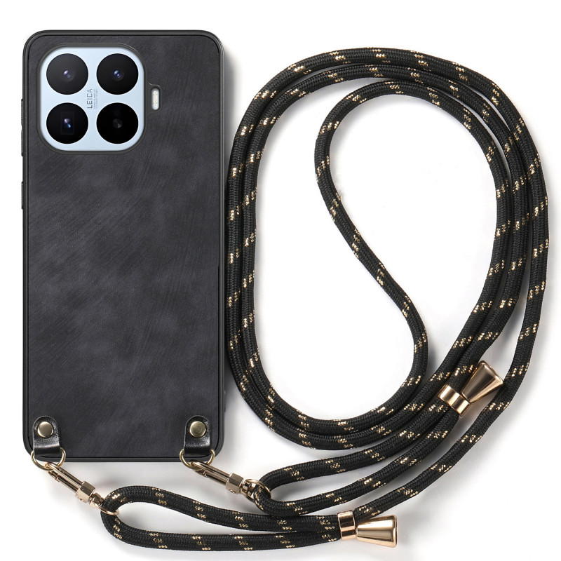 Xiaomi 17T Capa com cordão com efeito de camurça