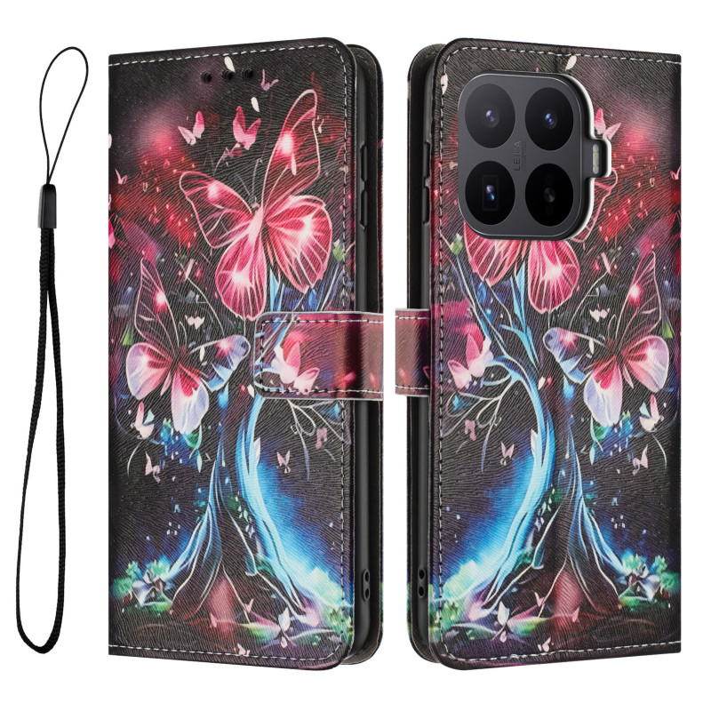 Capa em forma de borboleta para Xiaomi 17T Pro