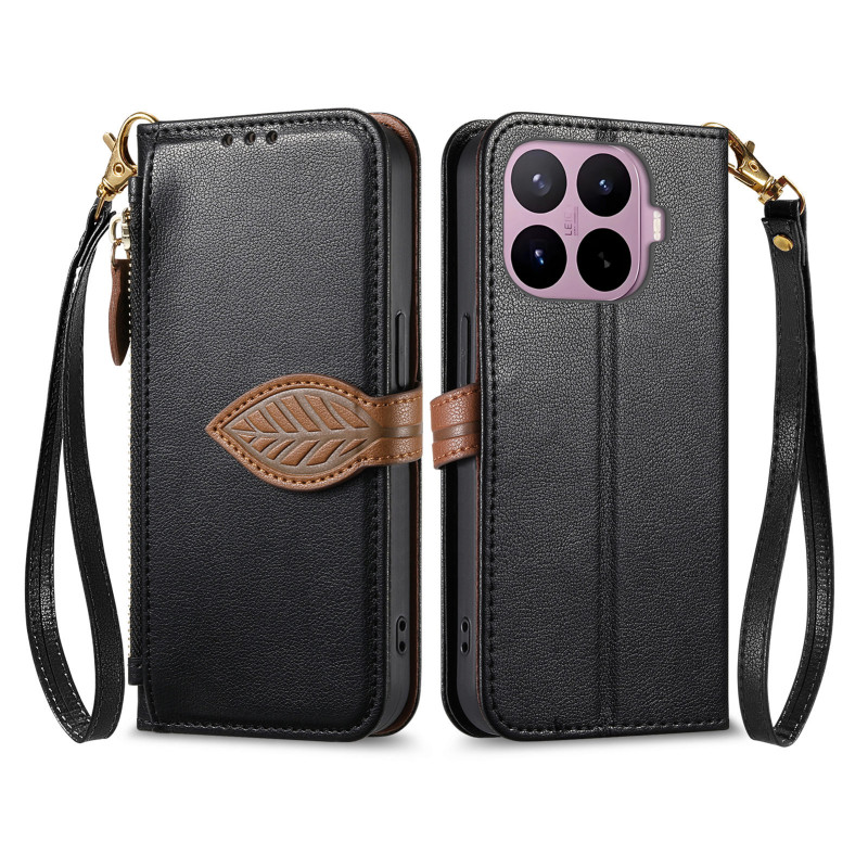 Capa Xiaomi 17T Design de folha com fecho