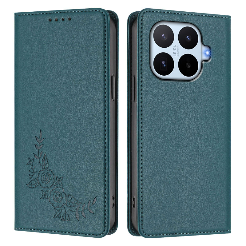 Capa Flip Cover Xiaomi 17T Peonies (bloqueio RFID)