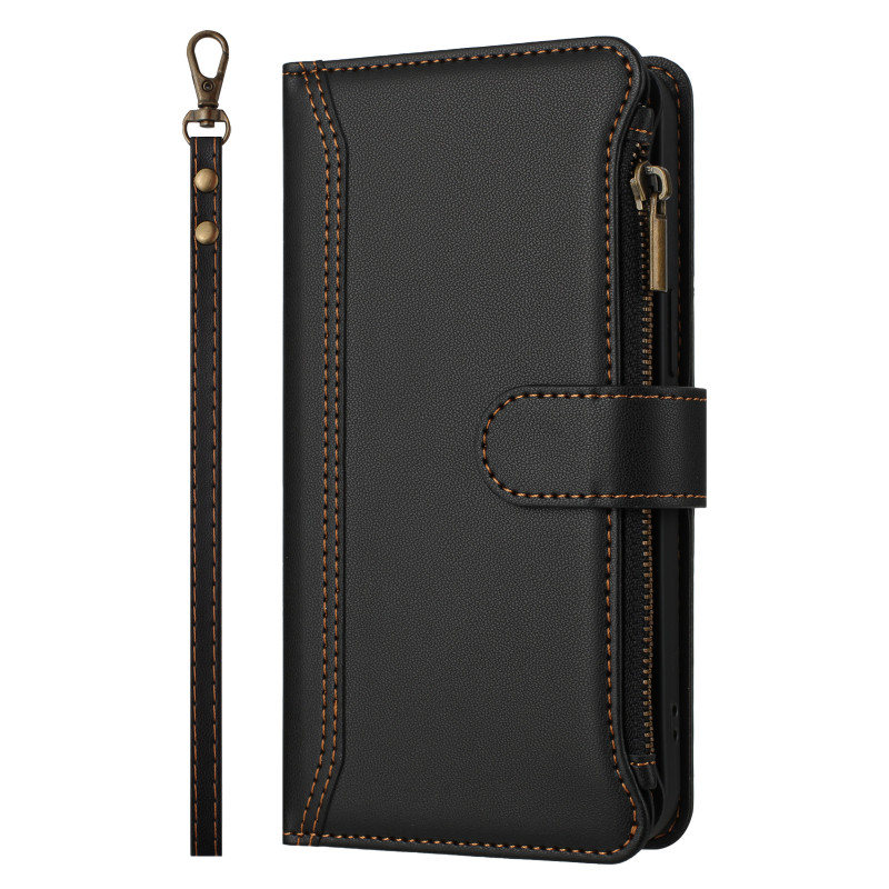 Xiaomi 17T Pro Capa para carteira 9 Capa para cartão com cordão