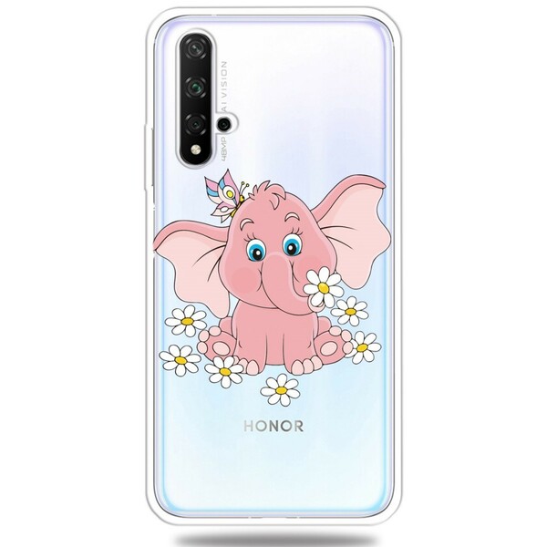 Honor 20 Capa Claro Elephant Pink