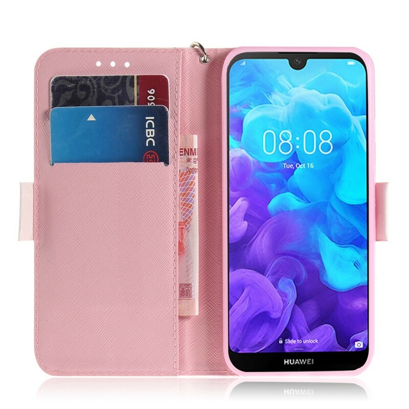 Huawei Y5 2019 Capa de cinta Panda Love