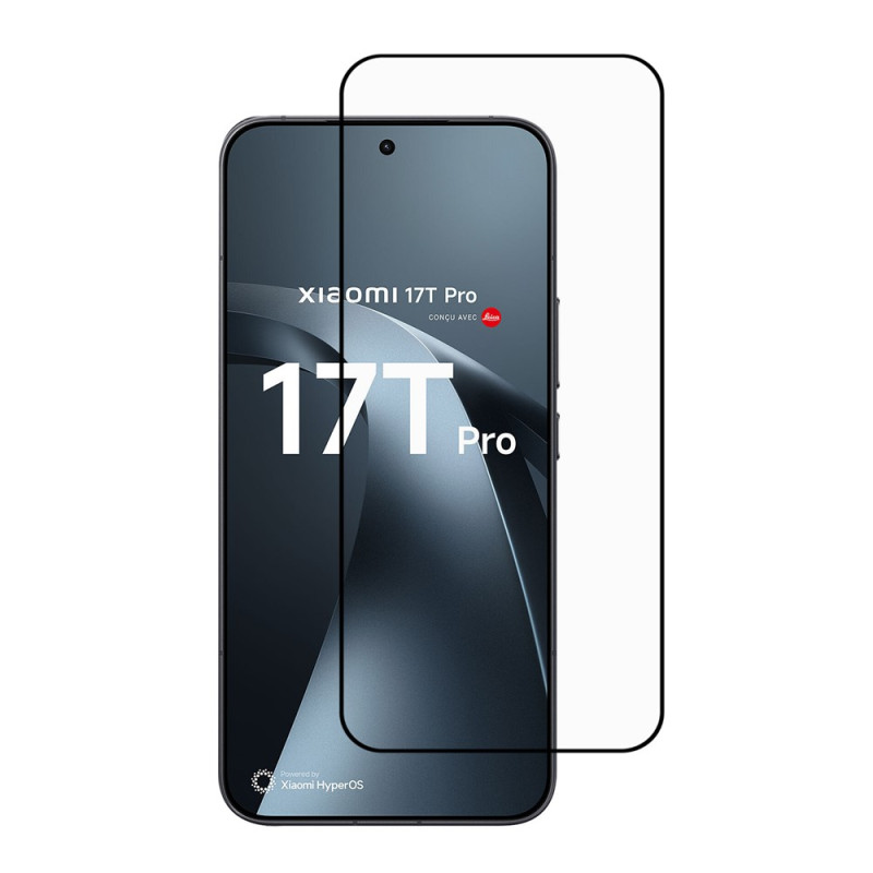 Proteção integral de vidro temperado para o ecrã do Xiaomi 17T Pro