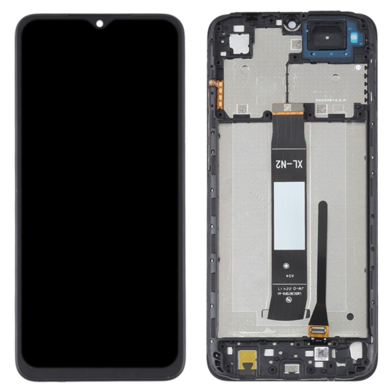 Ecrã IPS LCD de qualidade OEM S com estrutura para Xiaomi Poco C50