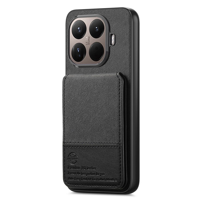 Capa para Xiaomi 17T com porta-cartões RFID e textura de tecido