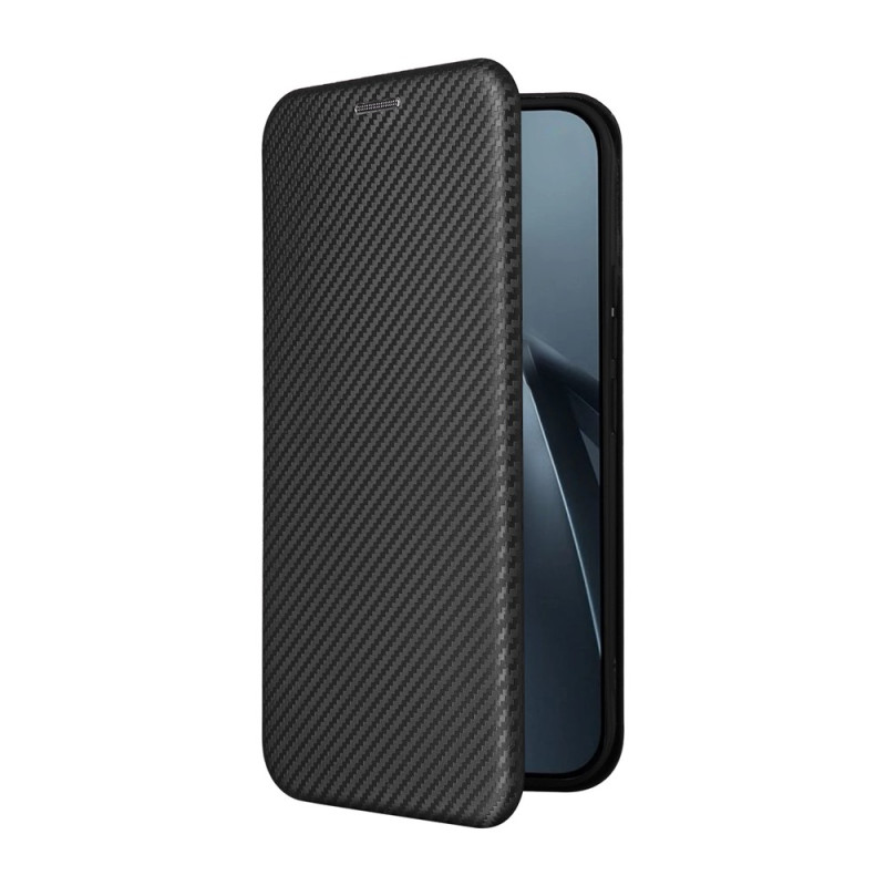 Capa Flip para Xiaomi 17T Pro em fibra de carbono