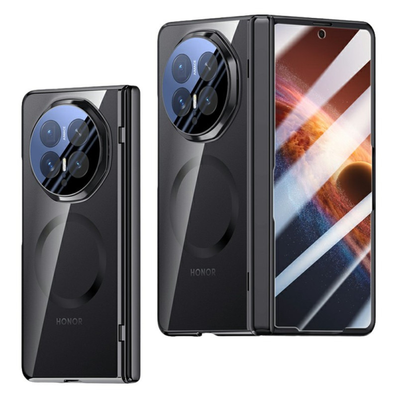 Capa magnética transparente para Honor Magic V6 com vidro HD