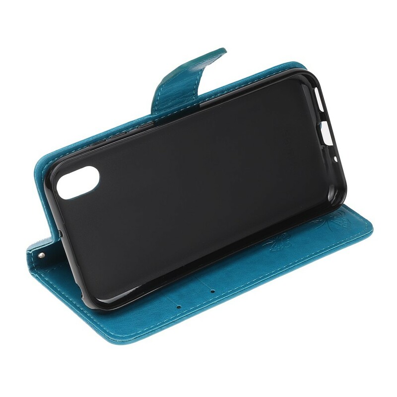 Capa Huawei Y5 2019 Borboletas e Flores com CordÃ£o