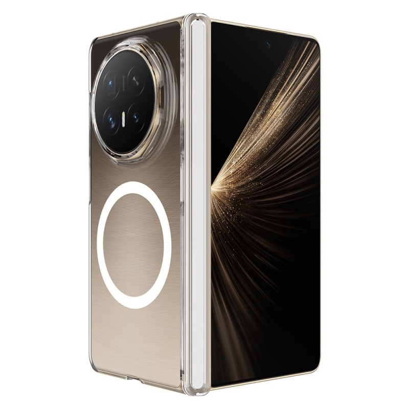 Capa magnética transparente para Honor Magic V6 com proteção da dobradiça