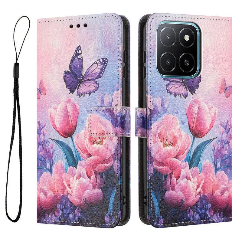 Capa Honor 600 Smart Tulipas