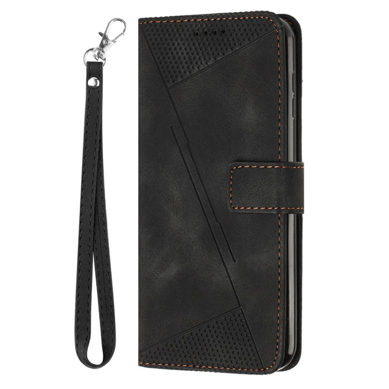 Capa para Honor 600 Smart com padrão de triângulos