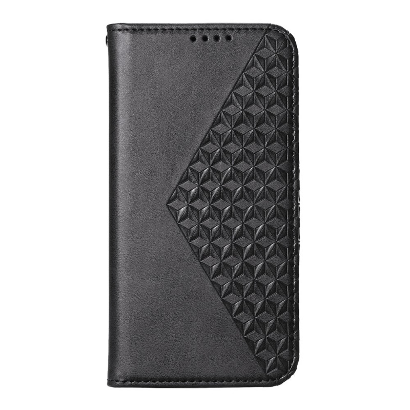Capa para Xiaomi 17T com padrão de losangos e alça
