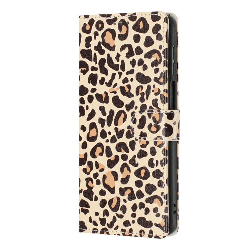 Capa para Xiaomi 17T Pro com padrão de leopardo