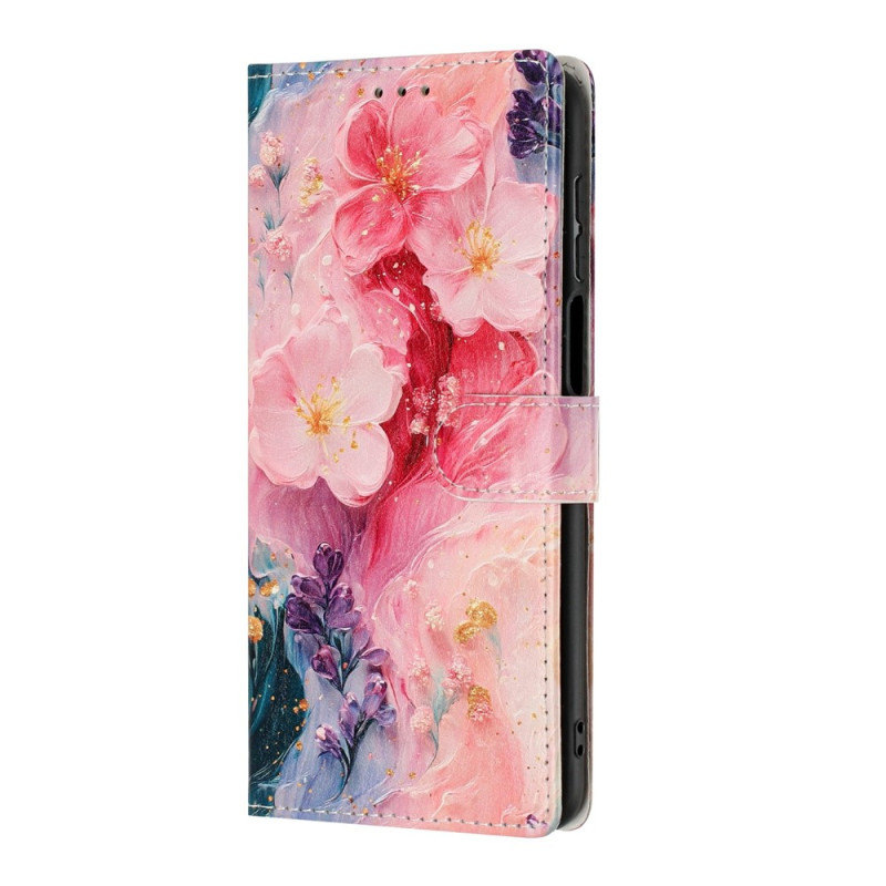Capa para o Xiaomi 17T Pro com padrão floral