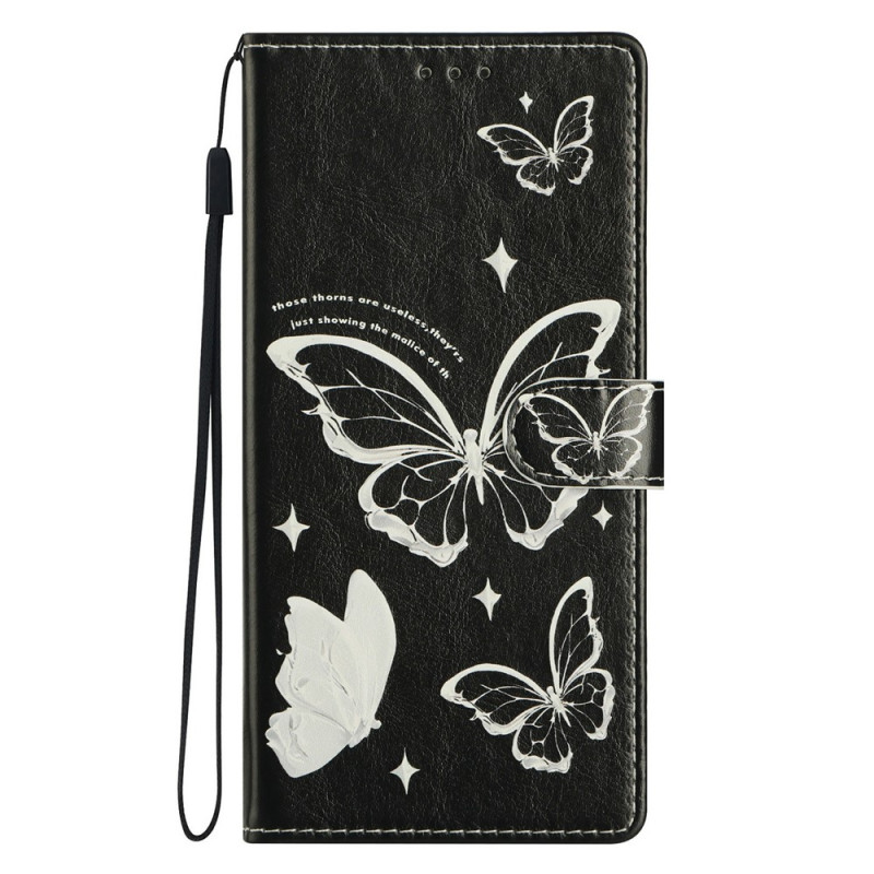 Capa para Xiaomi 17T Pro com padrão de borboletas