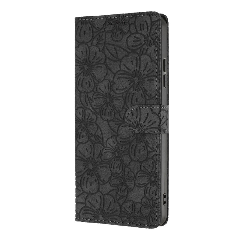 Capa para o Xiaomi 17T Pro com padrão de flores de cerejeira