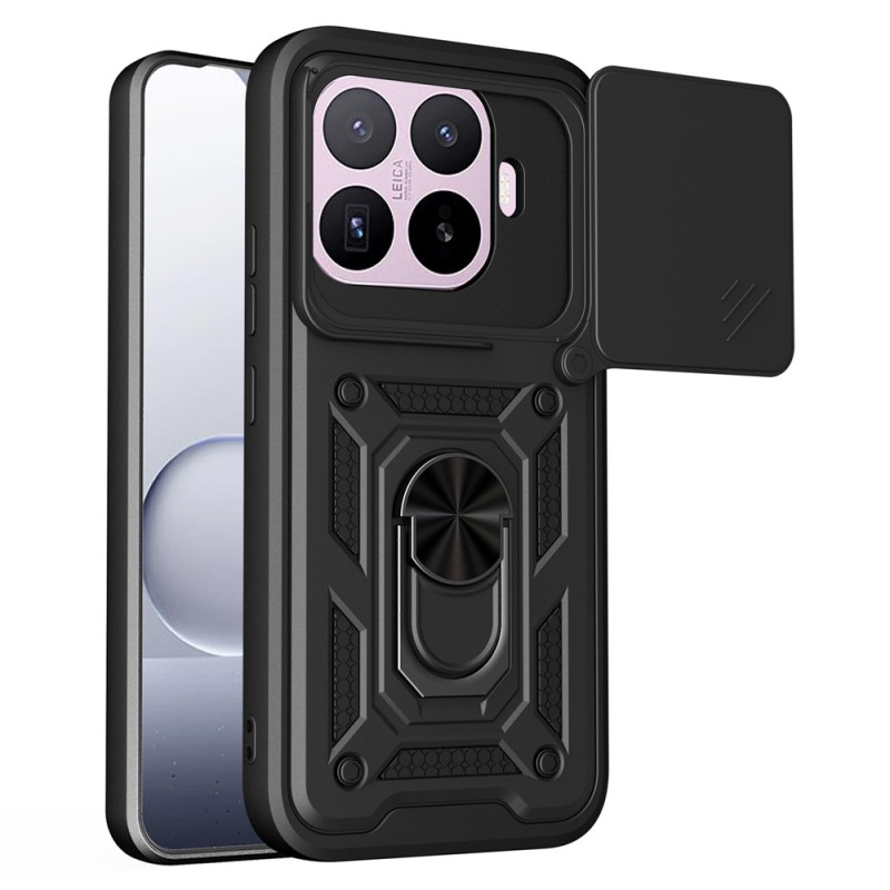 Capa para Xiaomi 17T com tampa deslizante para a câmara e suporte integrado