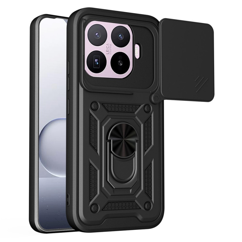 Capa para Xiaomi 17T Pro com tampa deslizante para a câmara e suporte integrado