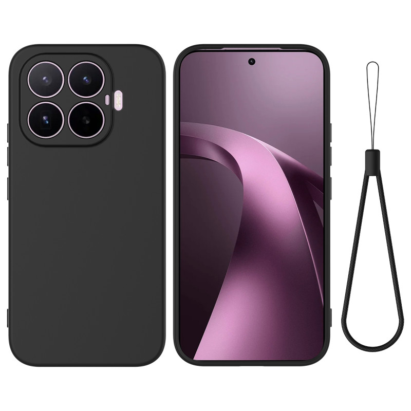 Capa de silicone líquido com alça para o Xiaomi 17T