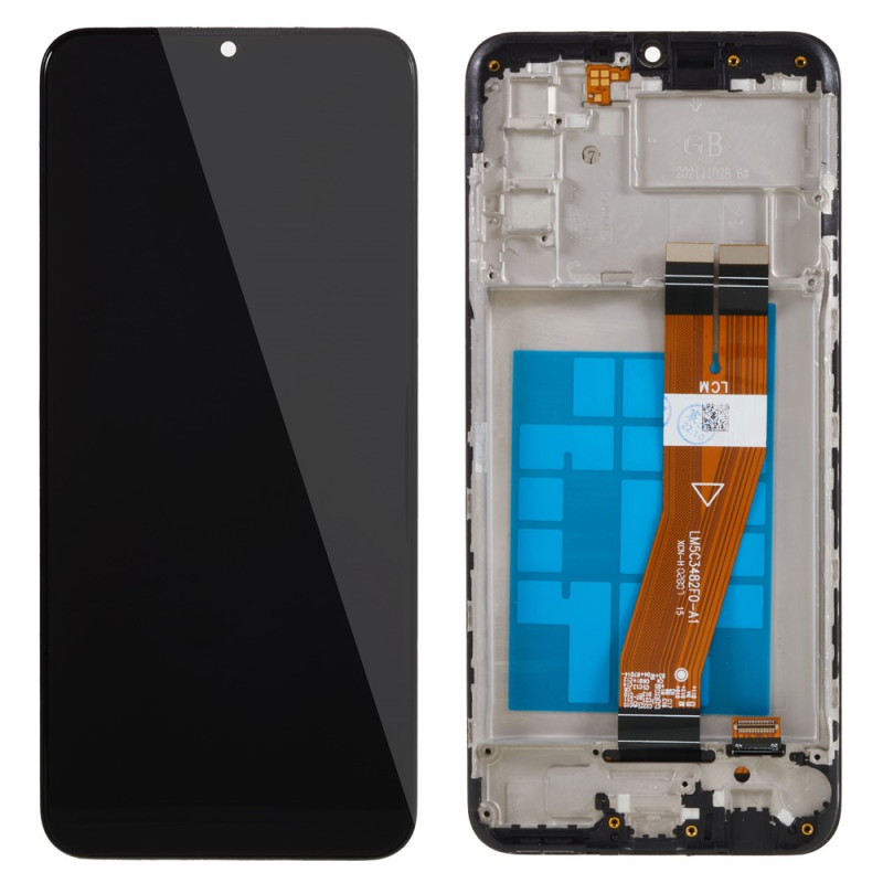 Ecrã LCD de qualidade OEM S com estrutura para Samsung Galaxy A03s