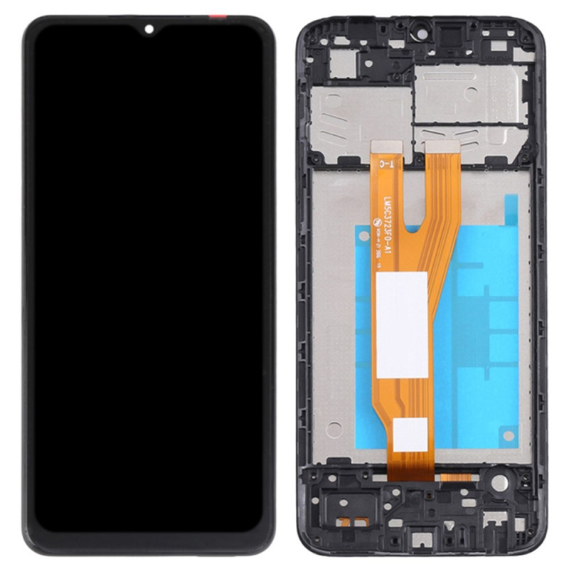 Ecrã LCD de grau B com estrutura para Samsung Galaxy A04