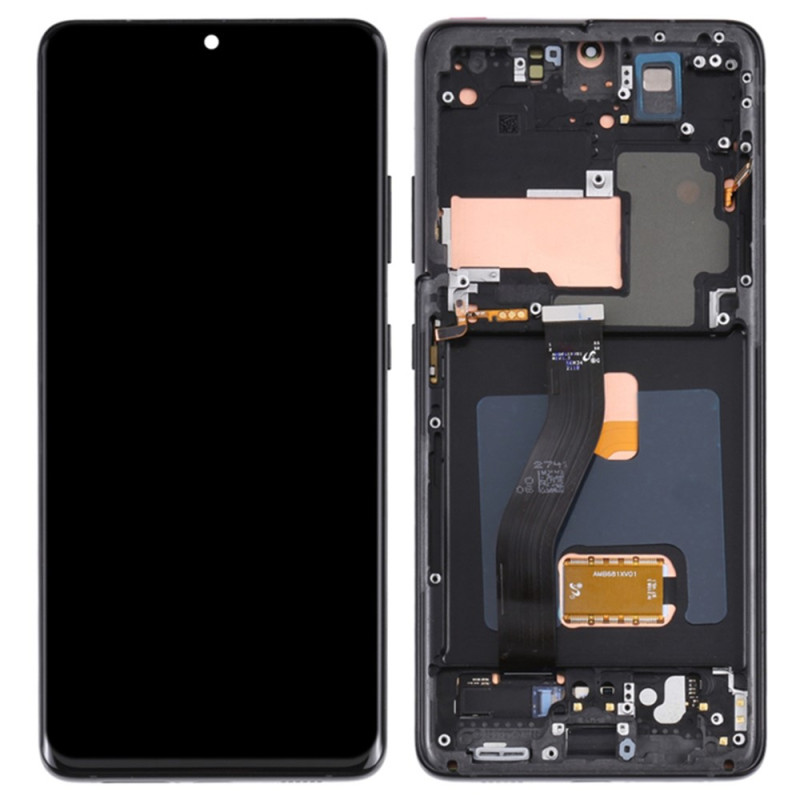 Ecrã OLED de classe C com estrutura para Samsung Galaxy S21 Ultra 5G