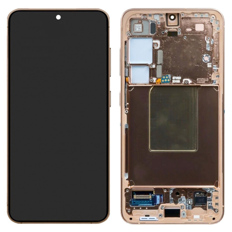 Ecrã AMOLED de qualidade OEM S com estrutura para o Samsung Galaxy S24 Plus